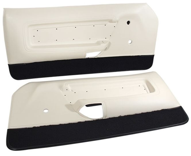 Hovedbilde 1971-1973 Ford Mustang Deluxe Door Panels - White