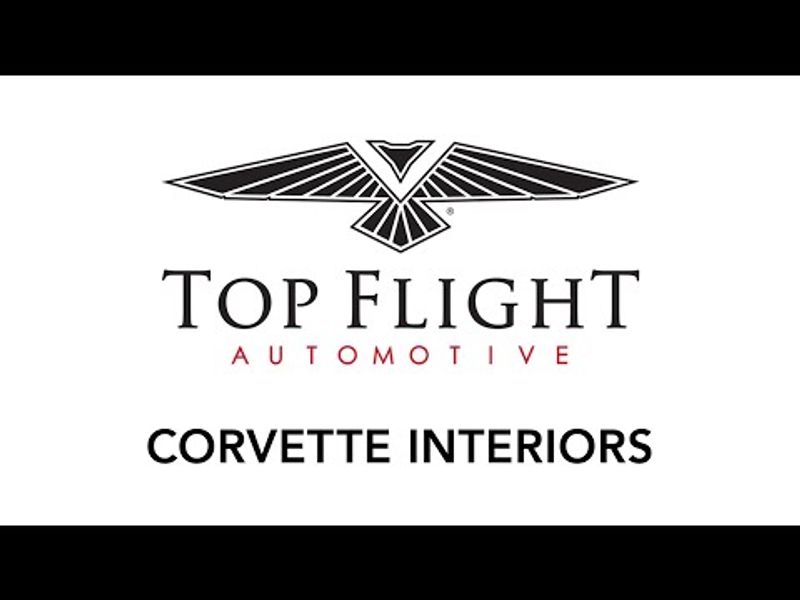 1965 CORVETTE REPRODUCTION LEATHER SEAT COVER SET SILVER