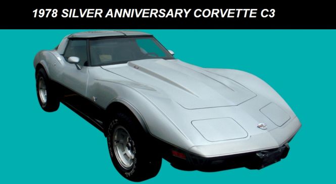 Hovedbilde 1978 Corvette Silver Anniversary Decal og Stripe ...