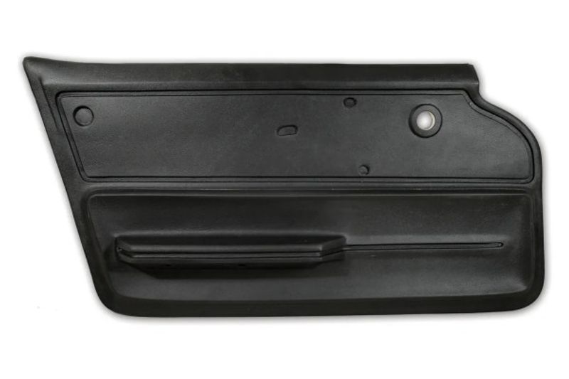 1965-1966 CORVETTE CONVERTIBLE DOOR PANEL WITH FELT LH BLACK